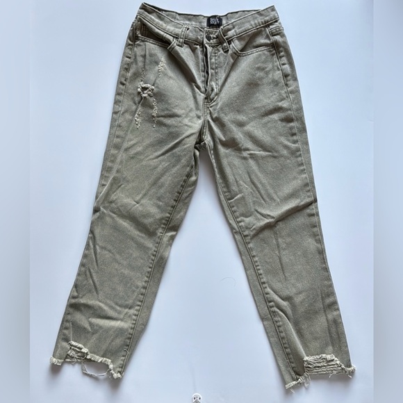 High Rise Gray Jeans - Picture 2 of 11